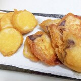 鰤と長芋のカレー天ぷら＋＋